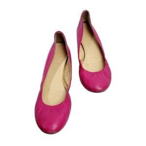 J. Crew Pink Ballet Flats Made in Italy Size 9.5